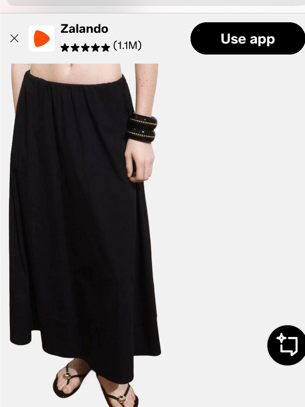 Mango Black long skirt / midi if you tall
82% cotton, 15% polyamide, 3% elasien - Picture 2 of 6